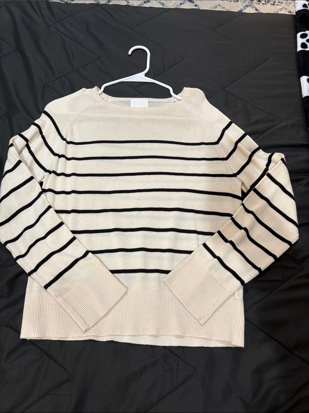 h&m striped long sleeve shirt